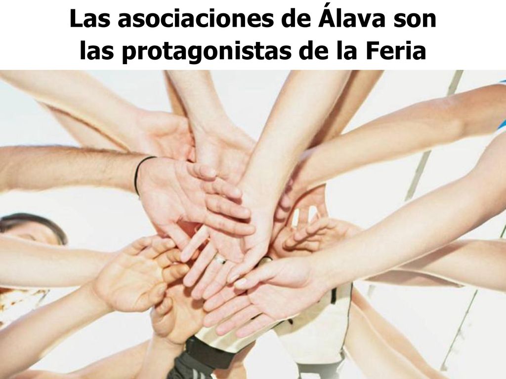 Las asociaciones de Álava son las protagonistas de la Feria
