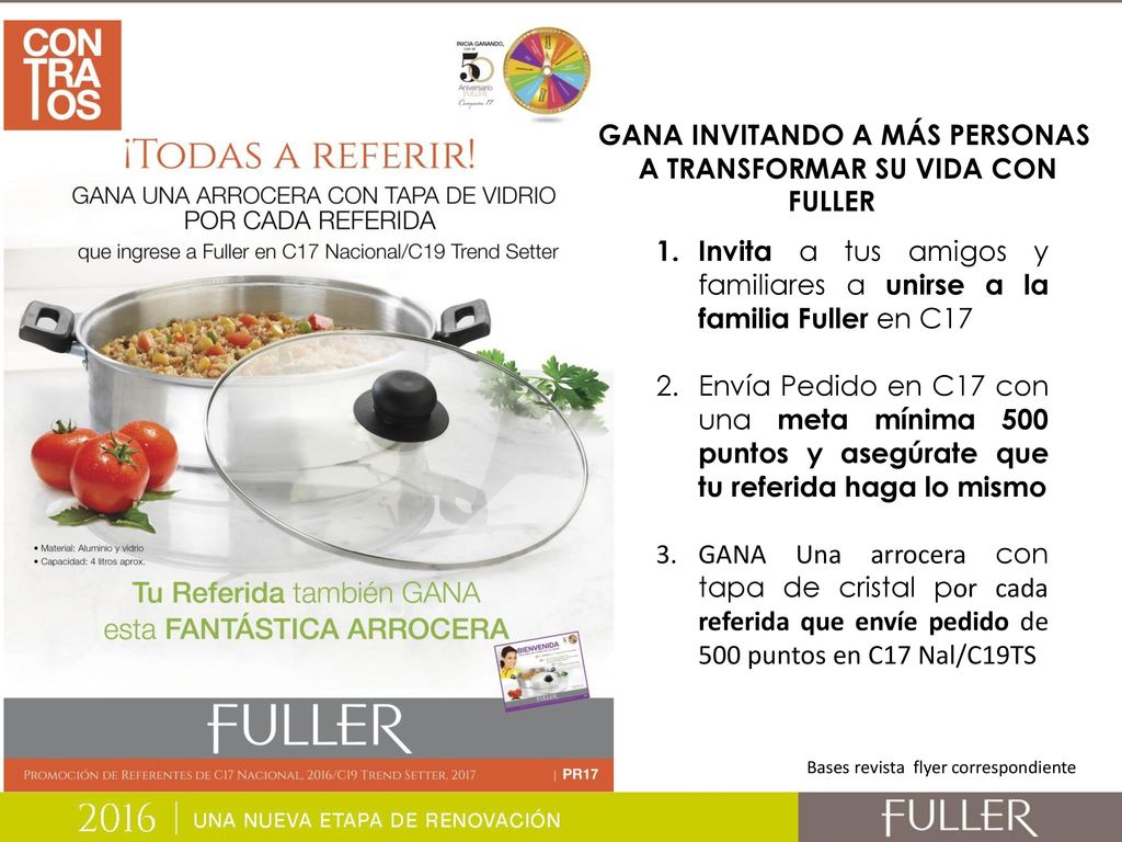 GANA INVITANDO A MÁS PERSONAS A TRANSFORMAR SU VIDA CON FULLER