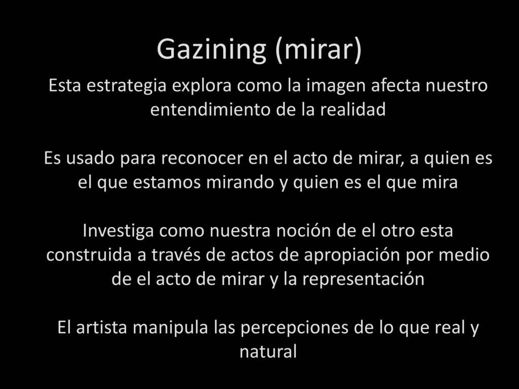 El artista manipula las percepciones de lo que real y natural