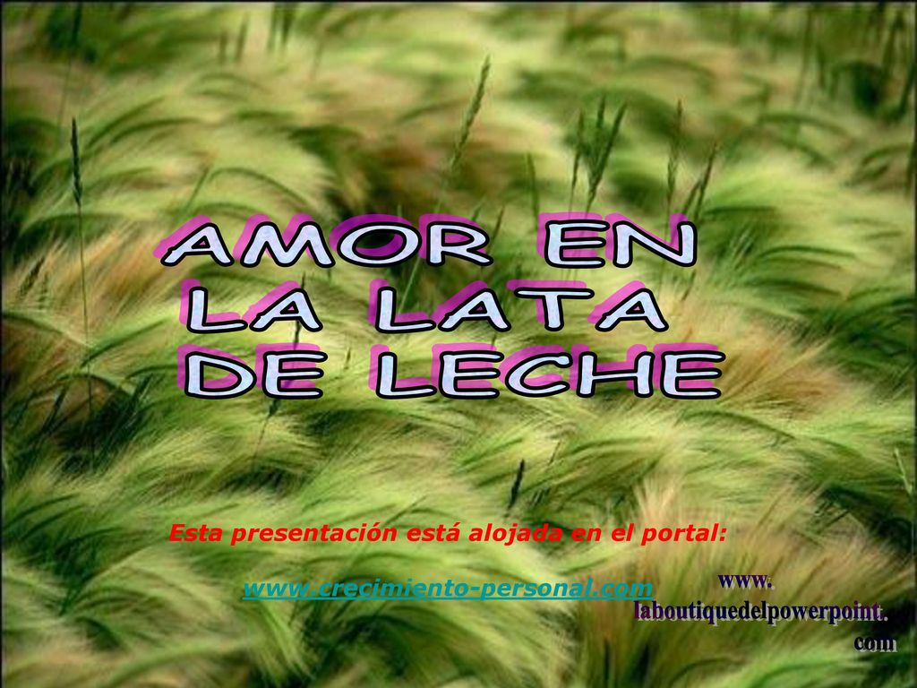Esta presentación está alojada en el portal: laboutiquedelpowerpoint.