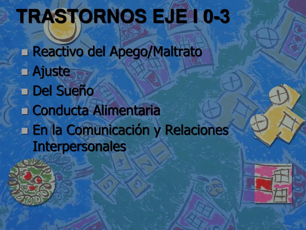 TRASTORNOS EJE I 0-3 Reactivo del Apego/Maltrato Ajuste Del Sueño
