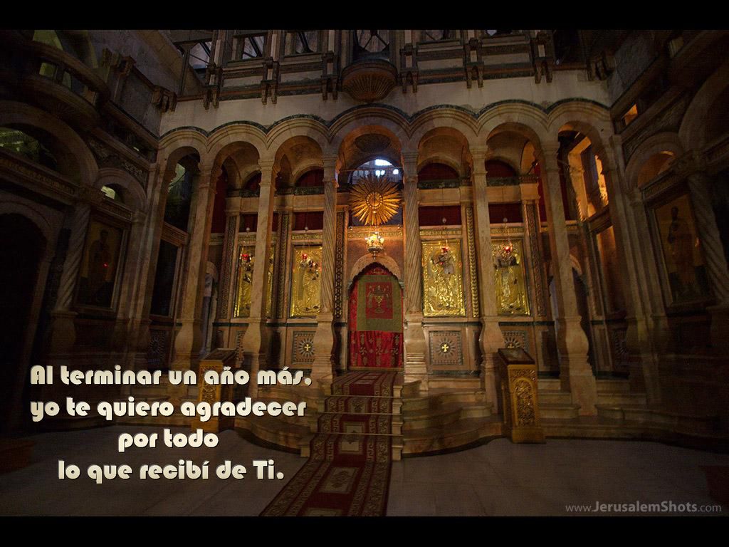 Al terminar un año más, yo te quiero agradecer por todo