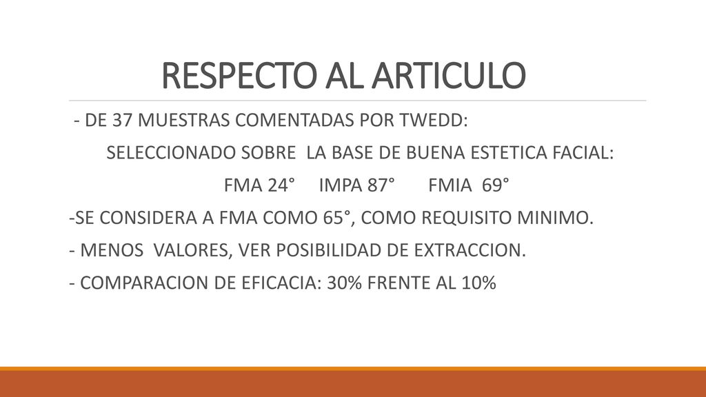 RESPECTO AL ARTICULO - DE 37 MUESTRAS COMENTADAS POR TWEDD: