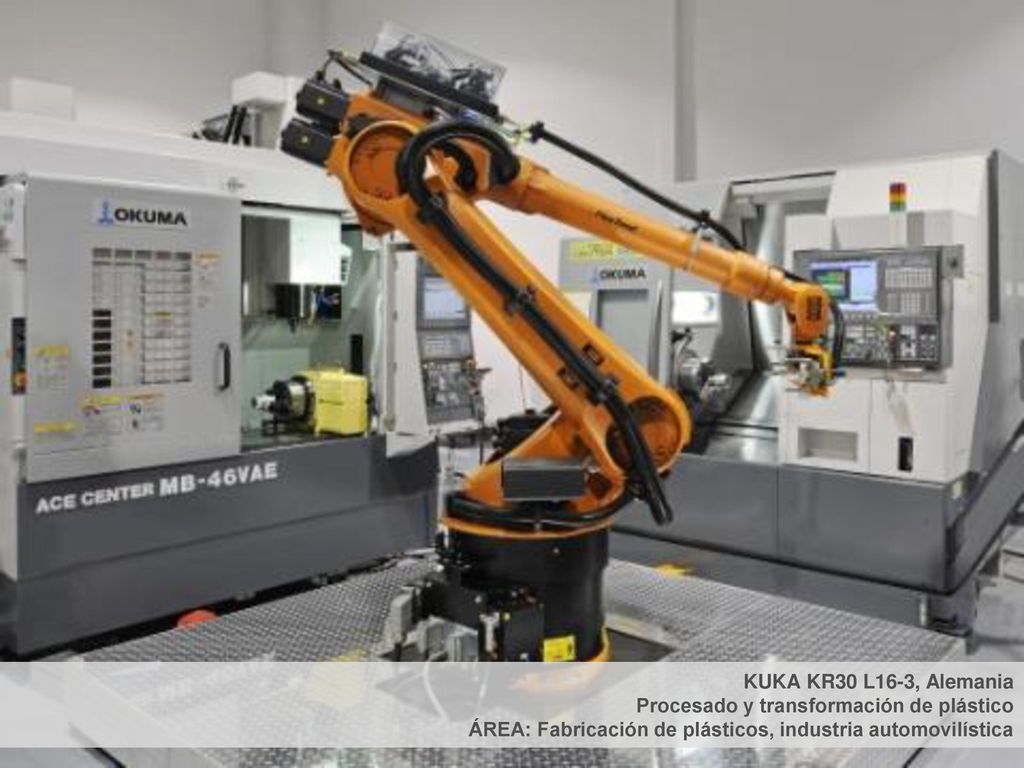 KUKA KR30 L16-3, Alemania Procesado y transformación de plástico.