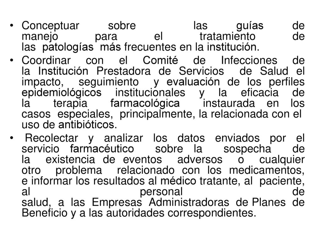 Conceptuar sobre las guías de manejo para el tratamiento de las patologías más frecuentes en la institución.