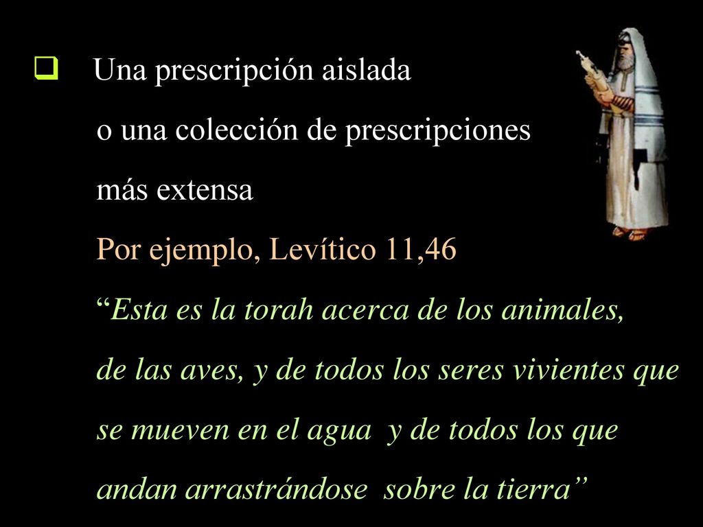 Una prescripción aislada o una colección de prescripciones más extensa