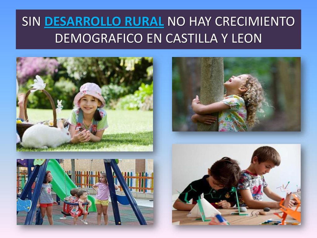 SIN DESARROLLO RURAL NO HAY CRECIMIENTO DEMOGRAFICO EN CASTILLA Y LEON