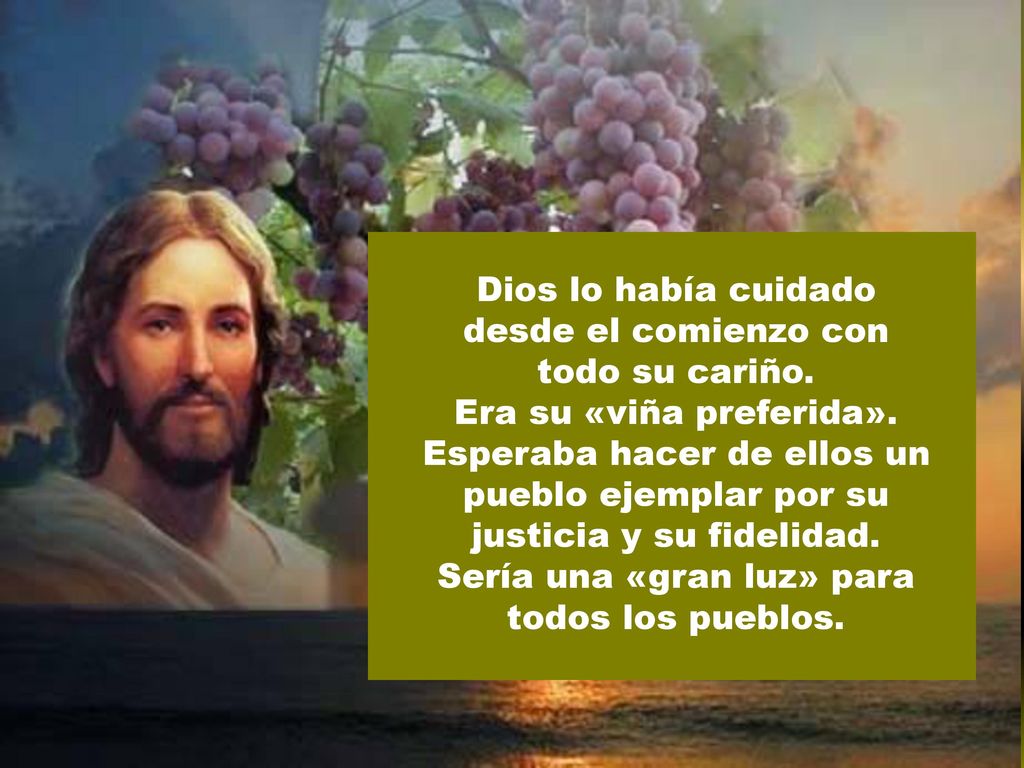 Dios lo había cuidado desde el comienzo con todo su cariño.