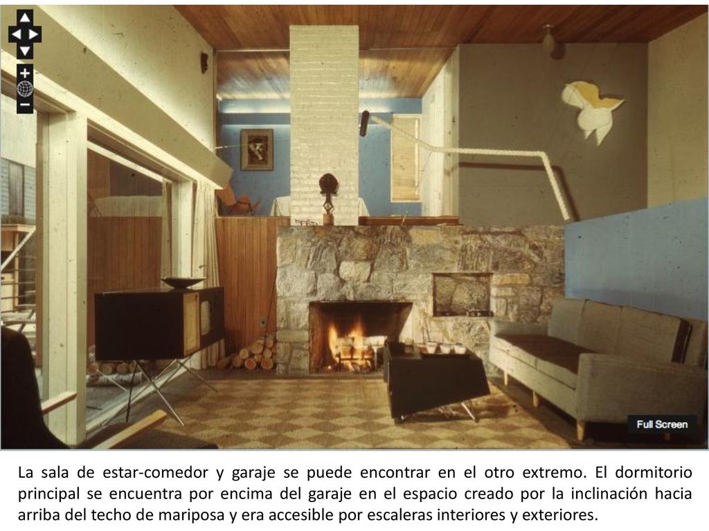 La sala de estar-comedor y garaje se puede encontrar en el otro extremo.