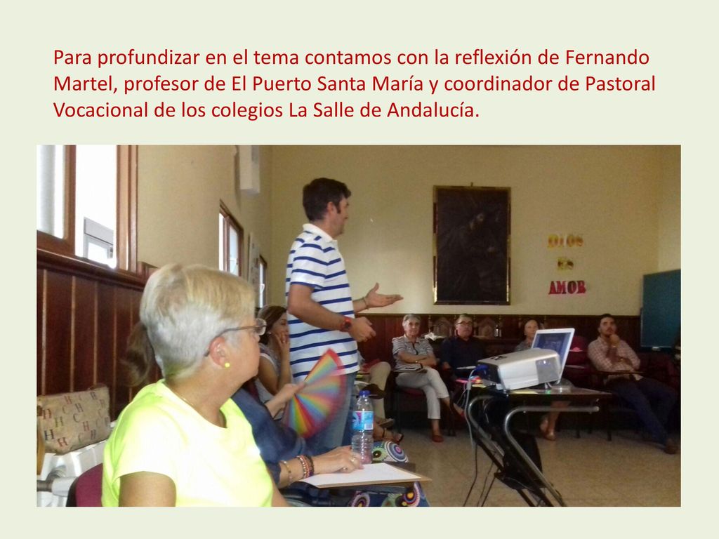 Para profundizar en el tema contamos con la reflexión de Fernando Martel, profesor de El Puerto Santa María y coordinador de Pastoral Vocacional de los colegios La Salle de Andalucía.