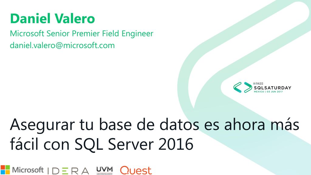 Asegurar tu base de datos es ahora más fácil con SQL Server 2016
