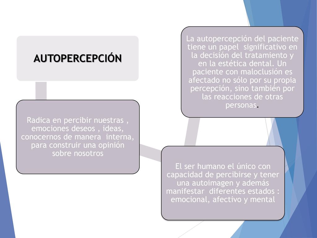 AUTOPERCEPCIÓN Radica en percibir nuestras , emociones deseos , ideas, conocernos de manera interna, para construir una opinión sobre nosotros.