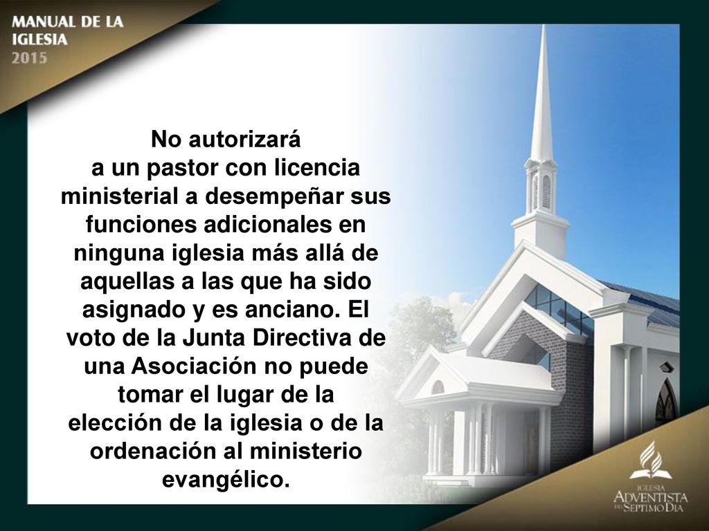 elección de la iglesia o de la ordenación al ministerio evangélico.