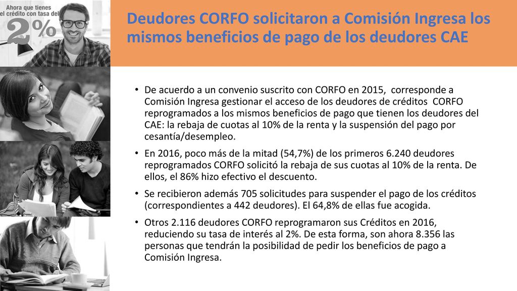 Deudores CORFO solicitaron a Comisión Ingresa los mismos beneficios de pago de los deudores CAE