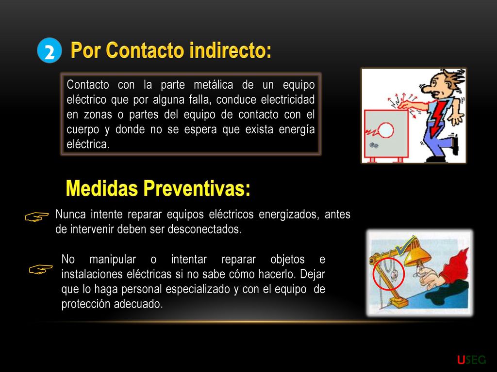  2   Por Contacto indirecto: Medidas Preventivas: