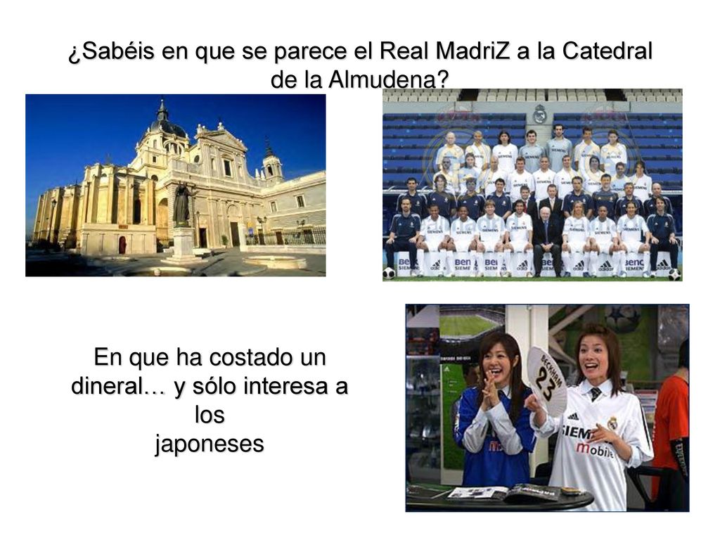 ¿Sabéis en que se parece el Real MadriZ a la Catedral de la Almudena