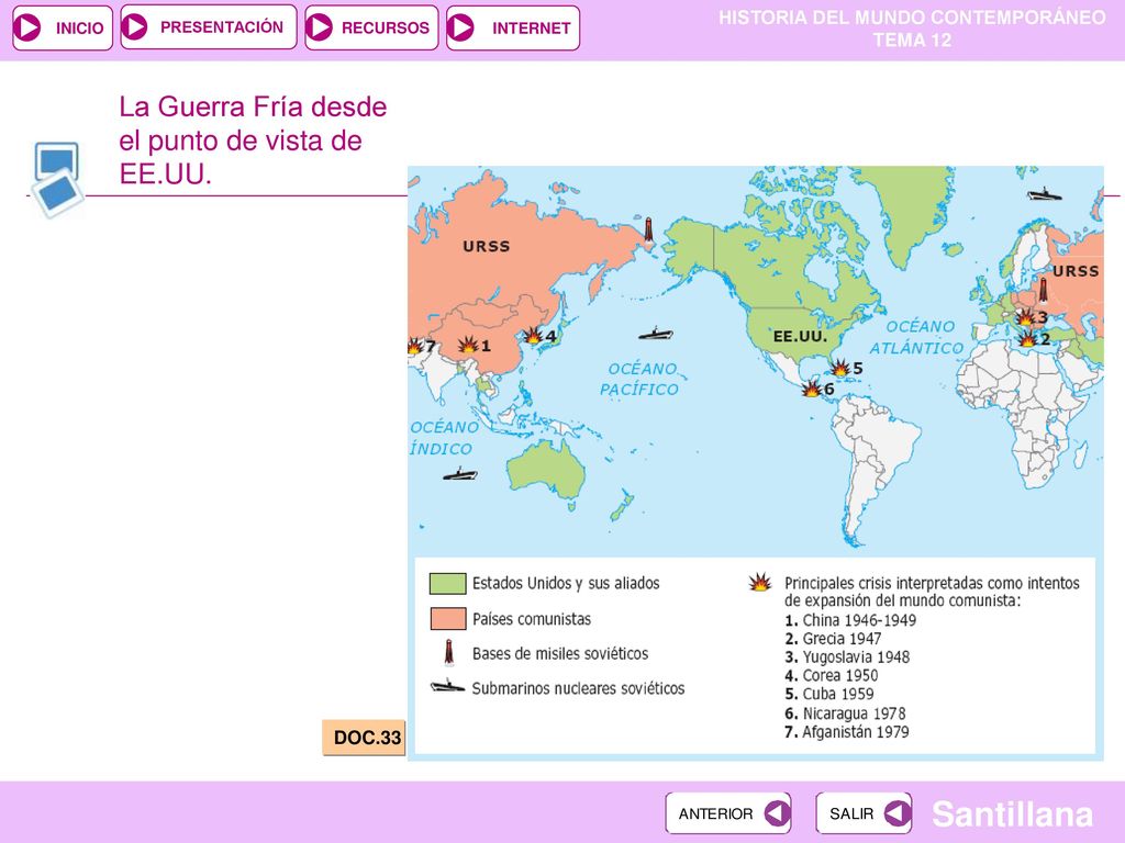 La Guerra Fría desde el punto de vista de EE.UU.