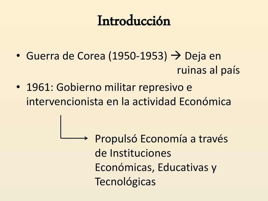 Introducción Guerra de Corea ( )  Deja en ruinas al país