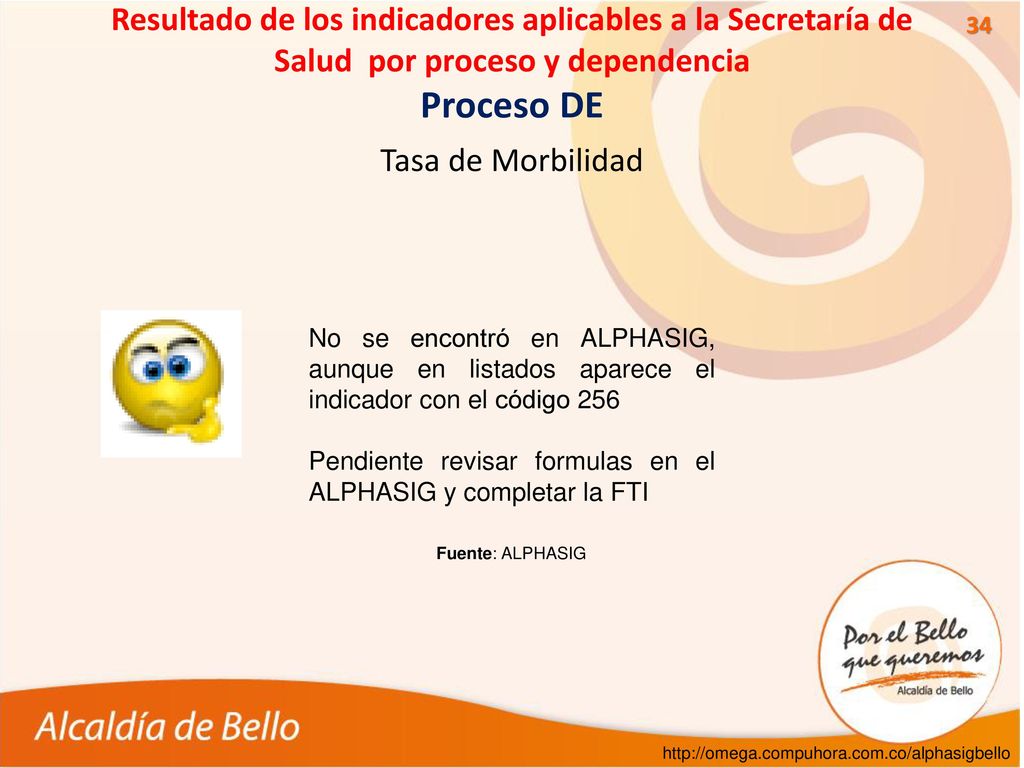 Resultado de los indicadores aplicables a la Secretaría de Salud por proceso y dependencia Proceso DE