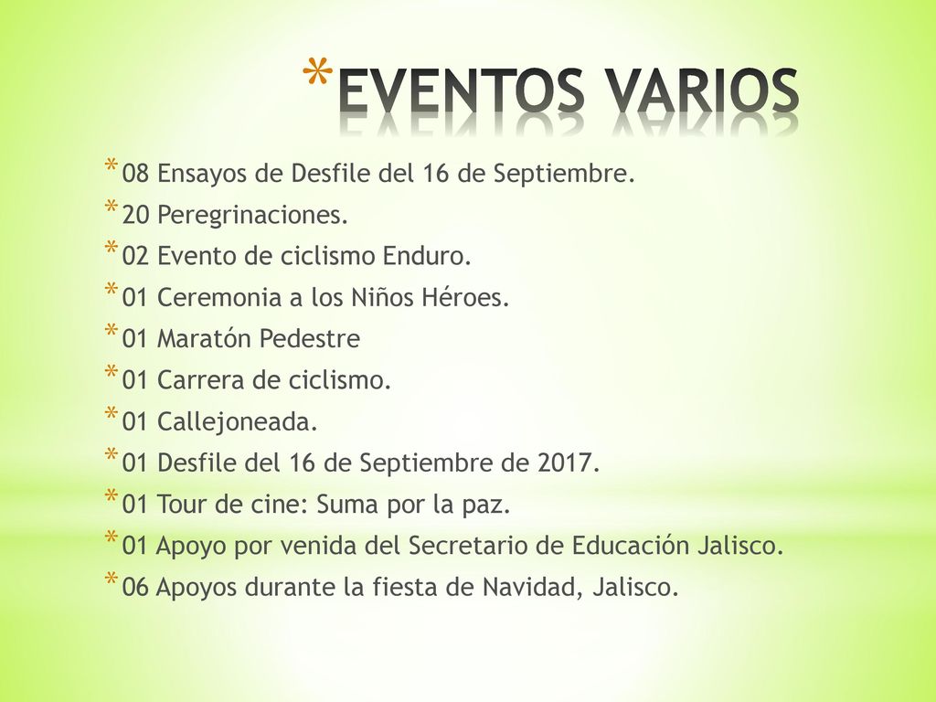EVENTOS VARIOS 08 Ensayos de Desfile del 16 de Septiembre.