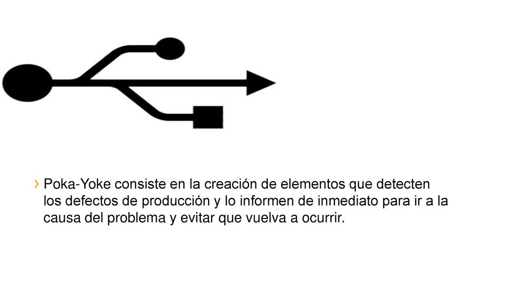 Poka-Yoke consiste en la creación de elementos que detecten los defectos de producción y lo informen de inmediato para ir a la causa del problema y evitar que vuelva a ocurrir.