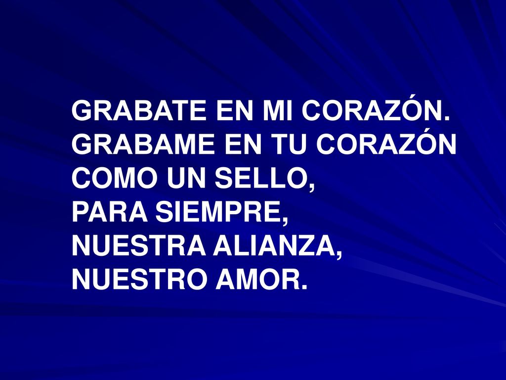 GRABATE EN MI CORAZÓN. GRABAME EN TU CORAZÓN.