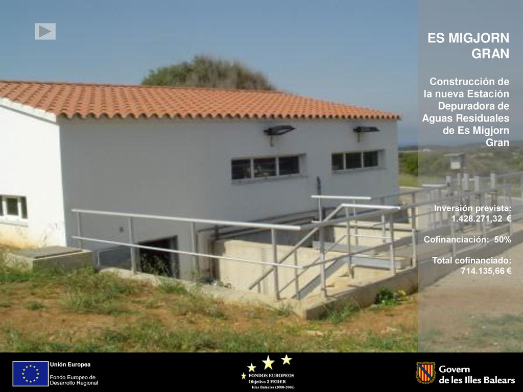 ES MIGJORN GRAN Construcción de la nueva Estación Depuradora de Aguas Residuales de Es Migjorn Gran.