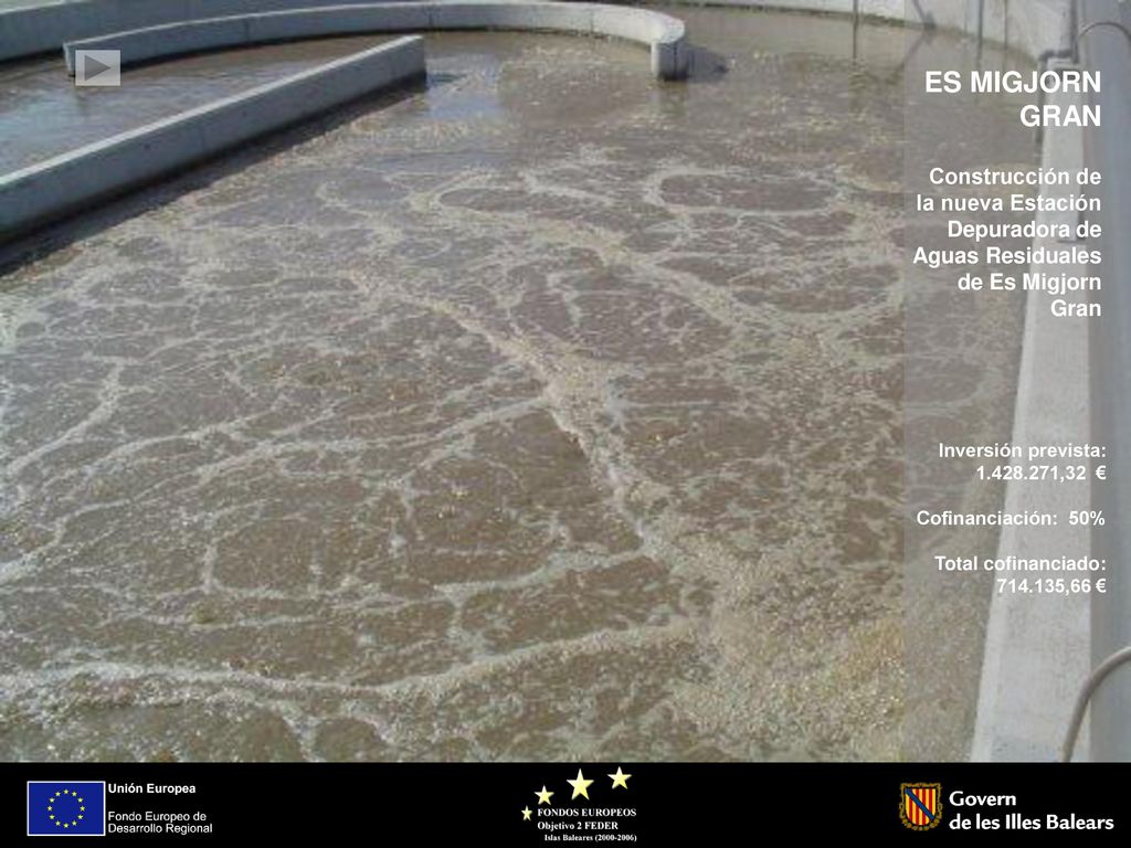 ES MIGJORN GRAN Construcción de la nueva Estación Depuradora de Aguas Residuales de Es Migjorn Gran.