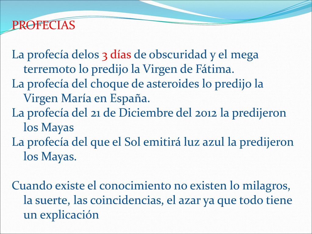 PROFECIAS La profecía delos 3 días de obscuridad y el mega terremoto lo predijo la Virgen de Fátima.