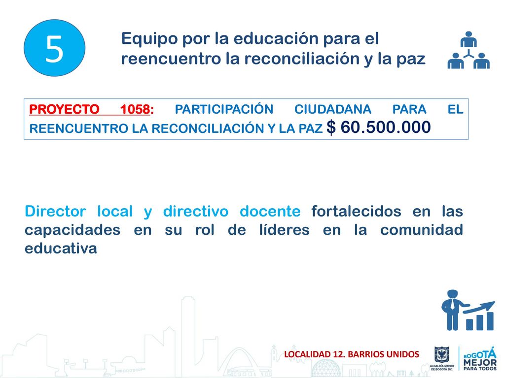 5 Equipo por la educación para el reencuentro la reconciliación y la paz.