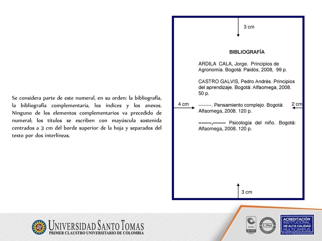 ) BIBLIOGRAFÍA. ARDILA CALA, Jorge. Principios de Agronomía. Bogotá: Paidós, 2008, 99 p.