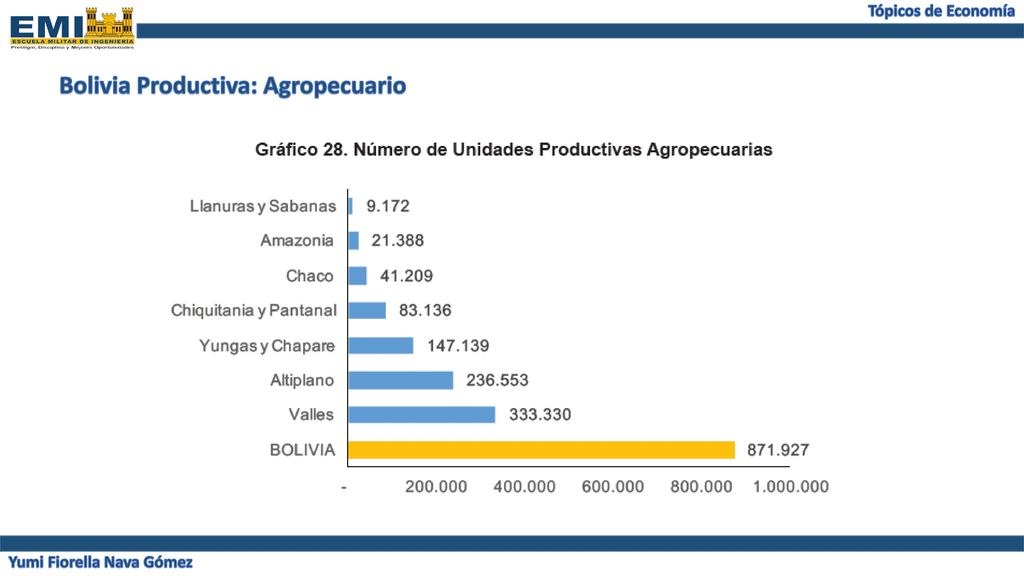 Bolivia Productiva: Agropecuario Yumi Fiorella Nava Gómez