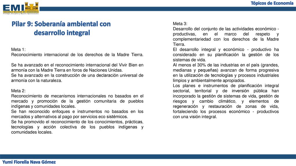 Pilar 9: Soberanía ambiental con Yumi Fiorella Nava Gómez