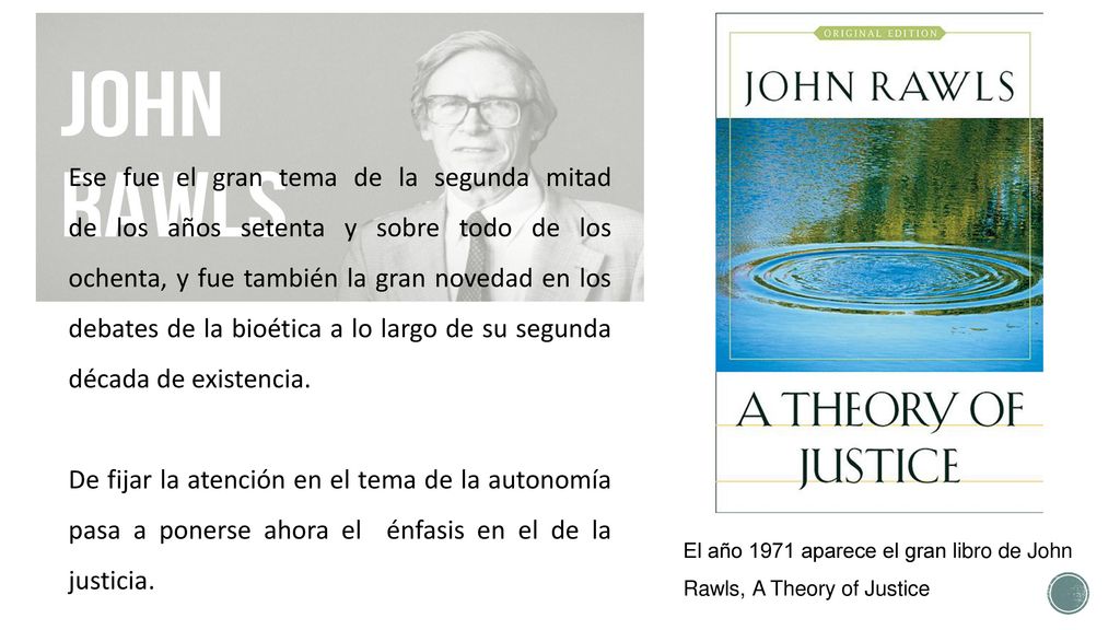 Ese fue el gran tema de la segunda mitad de los años setenta y sobre todo de los ochenta, y fue también la gran novedad en los debates de la bioética a lo largo de su segunda década de existencia.