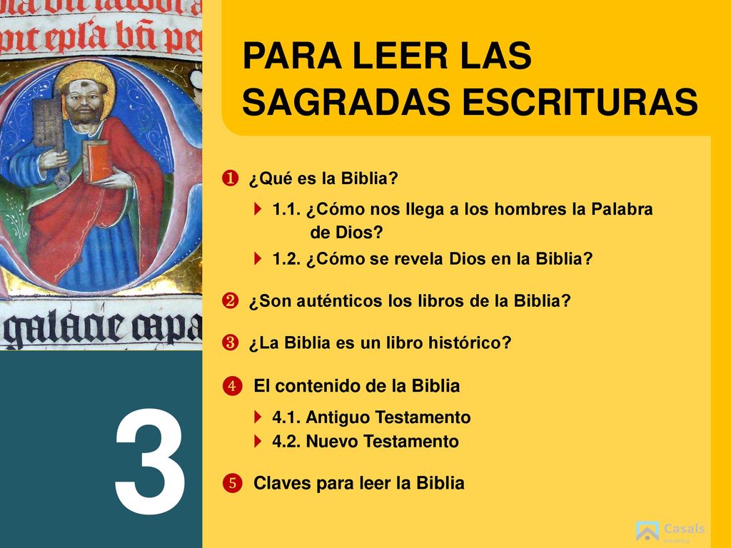3 PARA LEER LAS SAGRADAS ESCRITURAS ❶_¿Qué es la Biblia