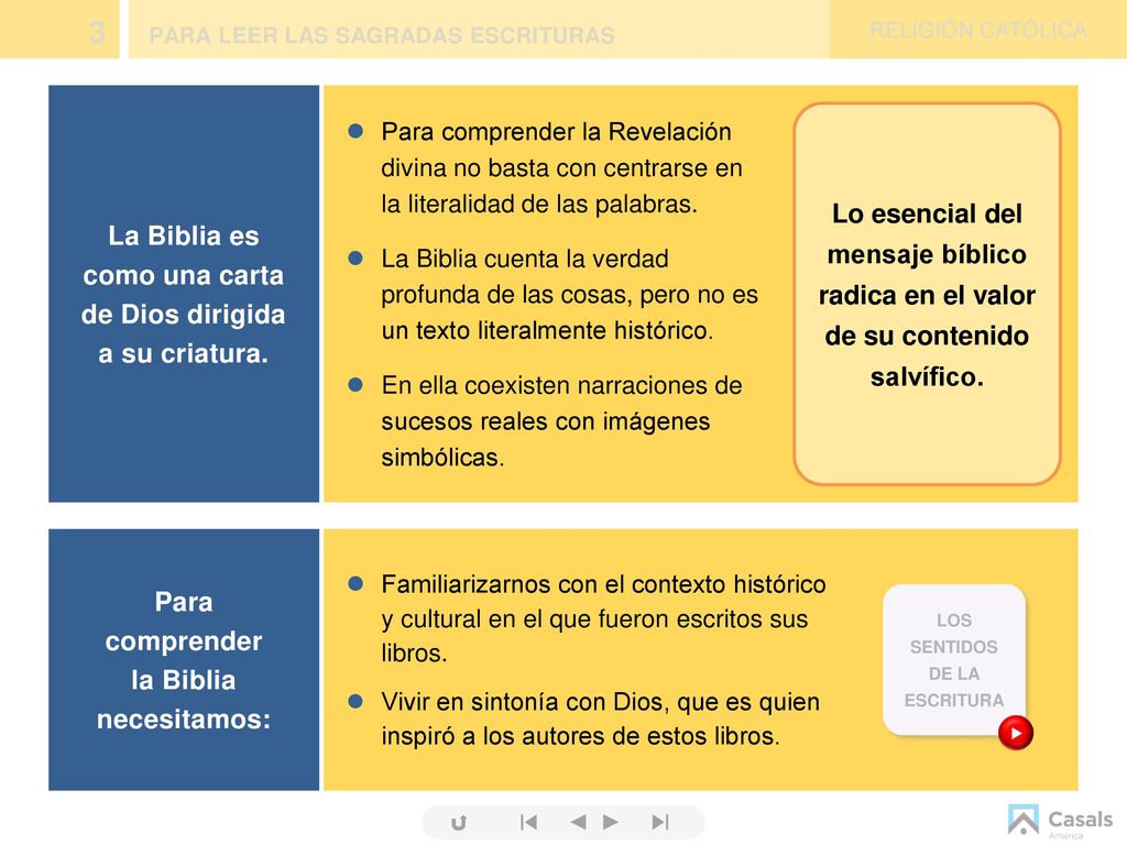 3 La Biblia es como una carta de Dios dirigida a su criatura.