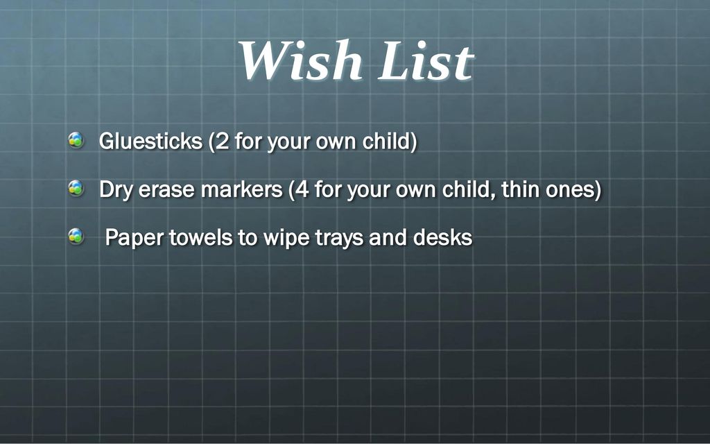 Wish List Gluesticks (2 for your own child)