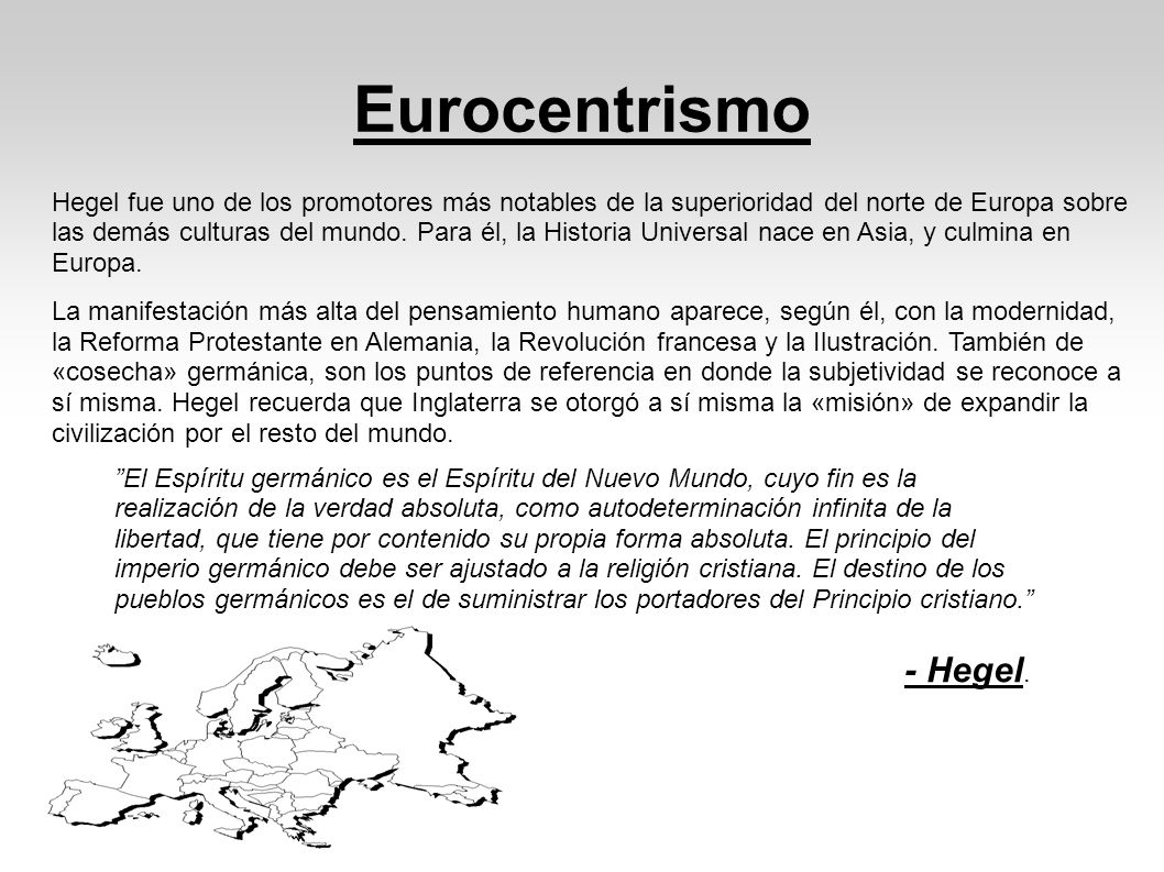 Eurocentrismo