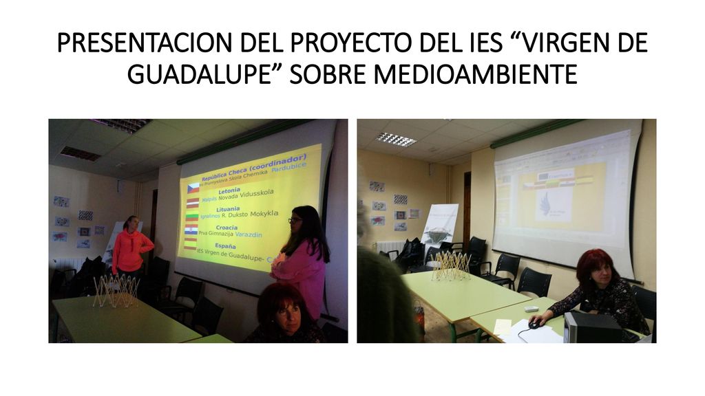 PRESENTACION DEL PROYECTO DEL IES VIRGEN DE GUADALUPE SOBRE MEDIOAMBIENTE