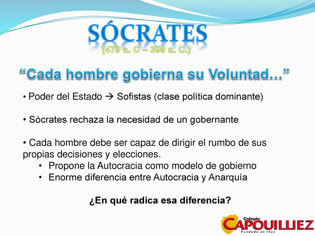 Cada hombre gobierna su Voluntad… ¿En qué radica esa diferencia