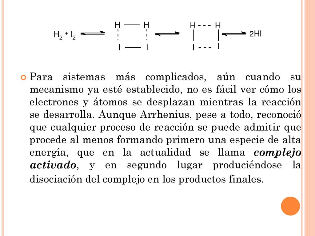 Para sistemas más complicados, aún cuando su mecanismo ya esté establecido, no es fácil ver cómo los electrones y átomos se desplazan mientras la reacción se desarrolla.