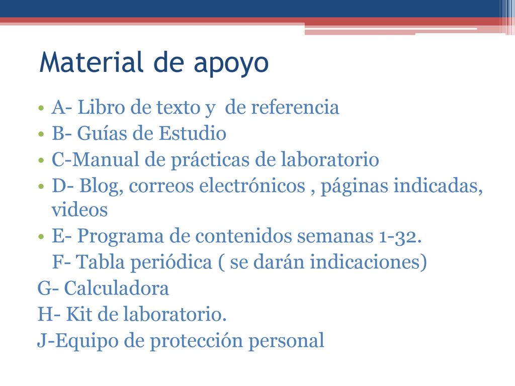Material de apoyo A- Libro de texto y de referencia