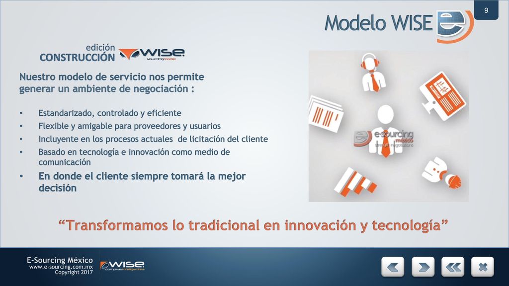 Modelo WISE Transformamos lo tradicional en innovación y tecnología