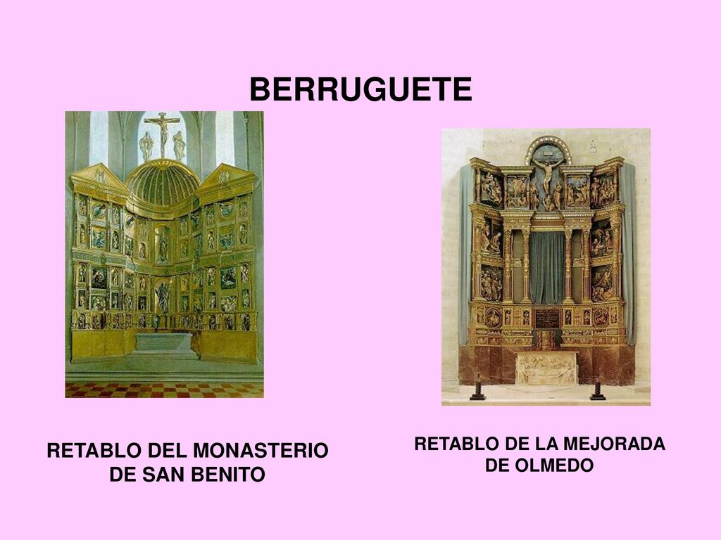 RETABLO DE LA MEJORADA DE OLMEDO RETABLO DEL MONASTERIO DE SAN BENITO