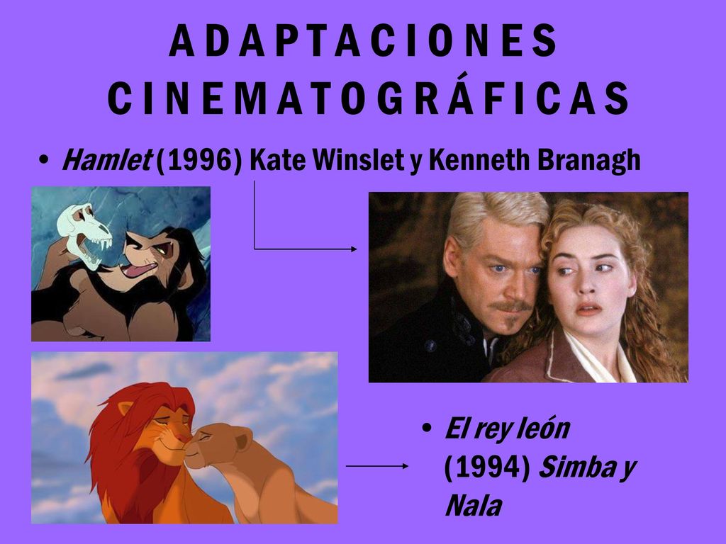 A D A P T A C I O N E S C I N E M A T O G R Á F I C A S