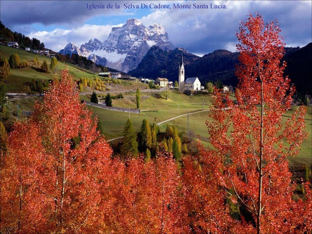 Iglesia de la Selva Di Cadore, Monte Santa Lucía.