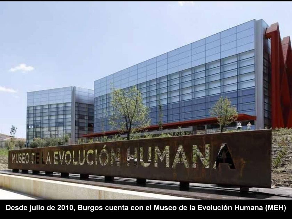 Desde julio de 2010, Burgos cuenta con el Museo de la Evolución Humana (MEH)