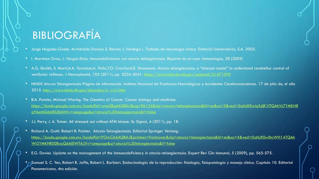 Bibliografía Jorge Nogales-Gaete. Archibaldo Donoso S. Renato J. Verdugo L. Tratado de neurología clínica. Editorial Universitaria, S.A