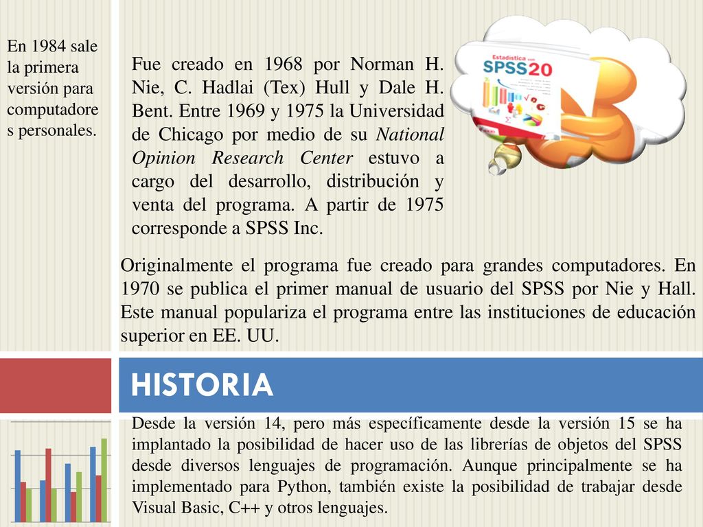 En 1984 sale la primera versión para computadores personales.