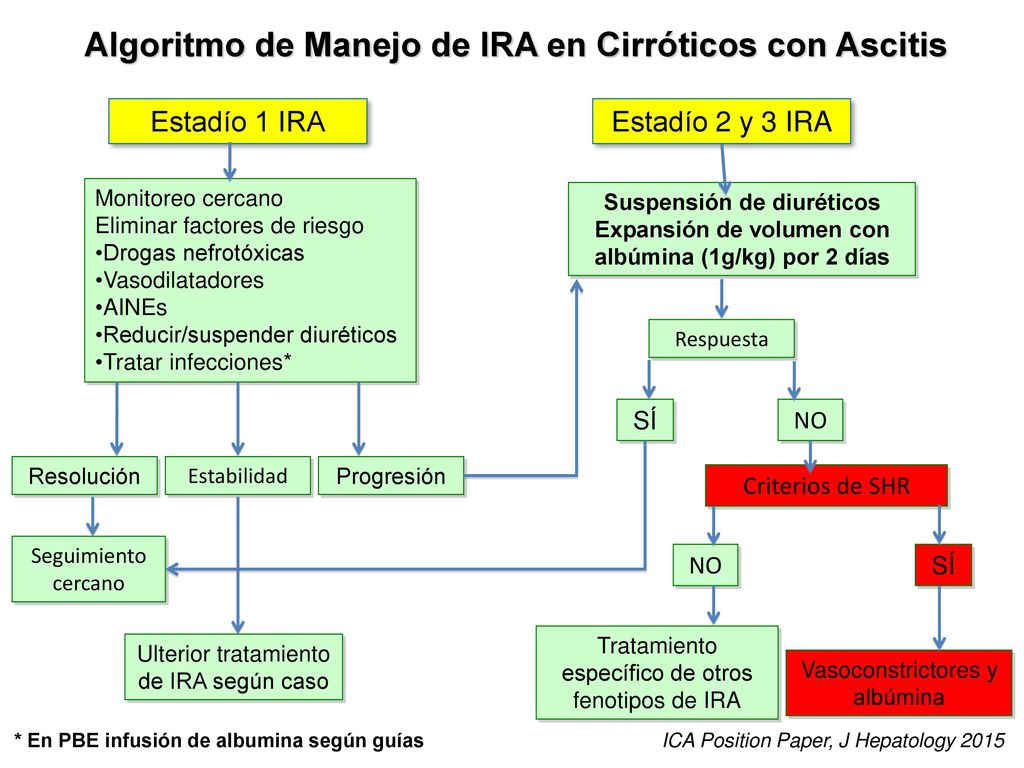 Algoritmo de Manejo de IRA en Cirróticos con Ascitis